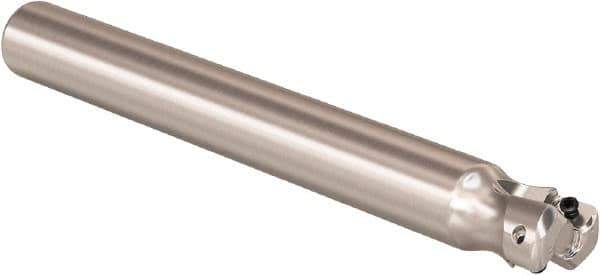 Seco - 20mm Cutting Diam, 18mm Shank Diam, 0.9mm Max Depth of Cut, Straight Shank Indexable Copy End Mill - 2 Inserts, LOHT Insert, R217.21 Toolholder - Apex Tool & Supply