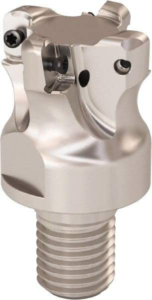 Seco - 32mm Cutting Diam, 0.9mm Max Depth of Cut, Modular Connection Indexable Copy End Mill - 4 Inserts, LOHT Insert, R217.21 Toolholder - Apex Tool & Supply