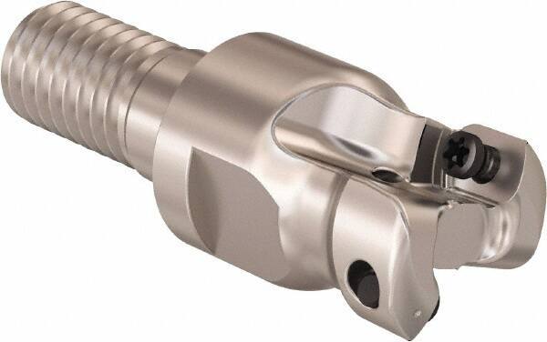 Seco - 14mm Cutting Diam, 0.32mm Max Depth of Cut, Modular Connection Indexable Copy End Mill - 2 Inserts, LPHT Insert, R217.21 Toolholder - Apex Tool & Supply