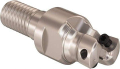 Seco - 12mm Cutting Diam, 0.32mm Max Depth of Cut, Modular Connection Indexable Copy End Mill - 2 Inserts, LPHT Insert, R217.21 Toolholder - Apex Tool & Supply
