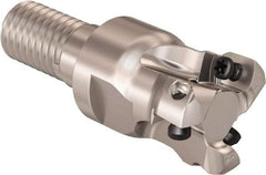 Seco - 5/8" Cutting Diam, 0.32mm Max Depth of Cut, Modular Connection Indexable Copy End Mill - 3 Inserts, LPHT Insert, R217.21 Toolholder - Apex Tool & Supply