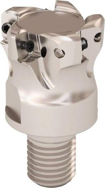 Seco - 35mm Cutting Diam, 0.9mm Max Depth of Cut, Modular Connection Indexable Copy End Mill - 5 Inserts, LOHT Insert, R217.21 Toolholder - Apex Tool & Supply