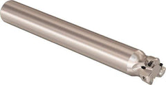 Seco - 27mm Cutting Diam, 25mm Shank Diam, 0.9mm Max Depth of Cut, Straight Shank Indexable Copy End Mill - 3 Inserts, LOHT Insert, R217.21 Toolholder - Apex Tool & Supply