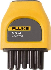 Fluke - Yellow/Black Electrical Test Equipment Adapter - Use with Fluke 500 Series Battersy Analyzers - Apex Tool & Supply