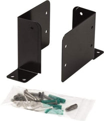 Door Innovation - 4-1/2;-2" Wide x 4" High, Electrostatic Powdered, Door Reinforcer - 1-3/4" Thick Door, Use with Center Aluminum Door Jamb - Apex Tool & Supply