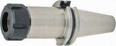 Parlec - 3.22" Projection, CAT40 Dual Contact Taper, ER32 Collet Chuck - Through Coolant - Exact Industrial Supply