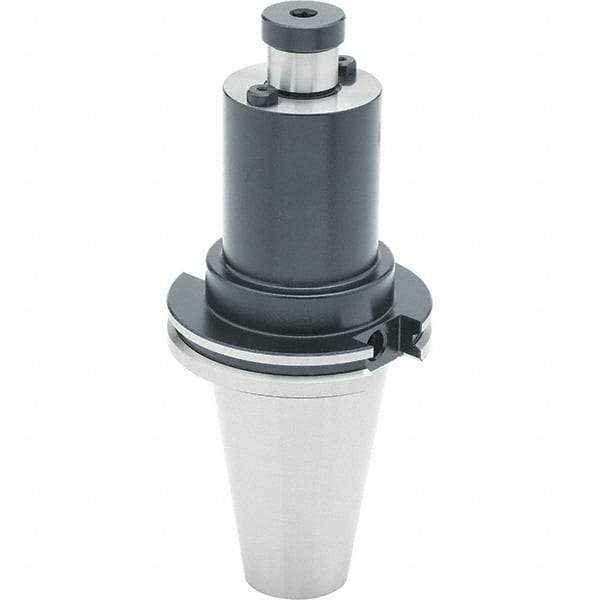 Parlec - CAT50 Dual Contact Taper Shank 25.4mm Pilot Diam Shell Mill Holder - 50.8mm Flange to Nose End Projection, 57.15mm Nose Diam - Exact Industrial Supply