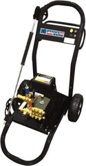 Value Collection - Electric, 15 Amp, 2.3 hp, 1,200 psi, 2.1 GPM, Cold Water Pressure Washer - AR Triplex Ceramic Plunger, 50' x 3/8" Hose, 110 Max Volts - Apex Tool & Supply