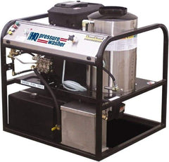 Value Collection - Gas, 13 hp, 3,000 psi, 4 GPM, Hot Water Pressure Washer - General Triplex Ceramic Plunger, 50' x 3/8" Hose - Apex Tool & Supply
