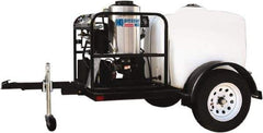 Value Collection - Diesel, 10 hp, 3,000 psi, 3.5 GPM, Hot Water Pressure Washer - General Triplex Ceramic Plunger, 50' x 3/8" Hose - Apex Tool & Supply
