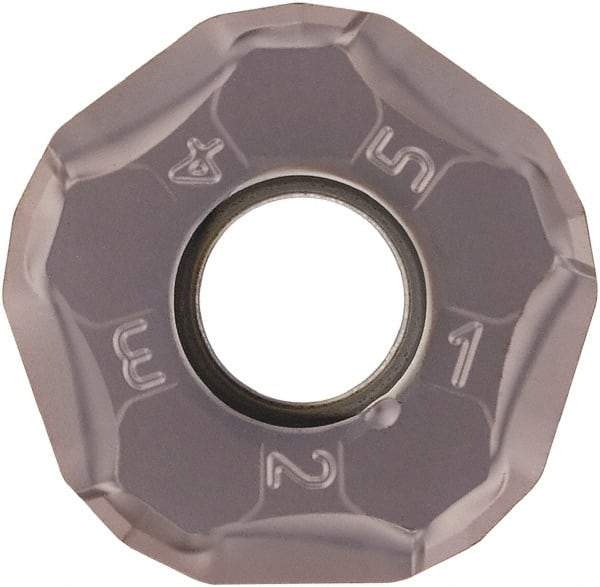 Kyocera - PNEU1205 GL Grade PR1225 Carbide Milling Insert - Megacoat Finish, 0.219" Thick - Apex Tool & Supply