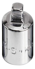 SK - 1/2" Drive, 7/16" Socket, Male Pipe Plug Socket - 4 Points, 1-3/8" OAL - Apex Tool & Supply