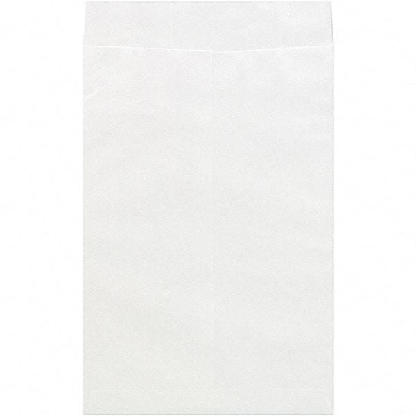 Universal One - 3" Long x 10.13" Wide Self Seal Tyvek Flat Catalog Envelopes - White - Apex Tool & Supply