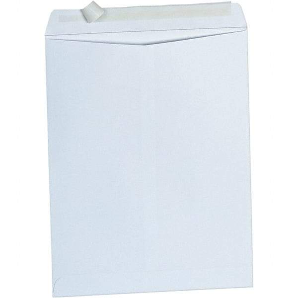 Universal One - 4" Long x 10.13" Wide Peel-Off Self-Seal White Catalog Envelope - White - Apex Tool & Supply