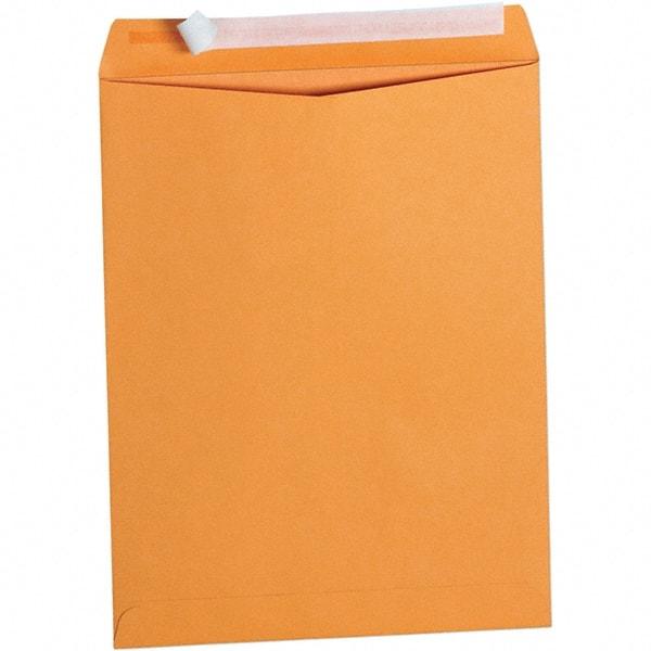 Universal One - 4" Long x 10.13" Wide Peel-Off Self-Seal Kraft Catalog Envelope - Kraft - Apex Tool & Supply