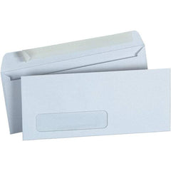 Universal One - 4.13" Long x 9.63" Wide Peel-Off Self-Seal Business Envelope - White - Apex Tool & Supply