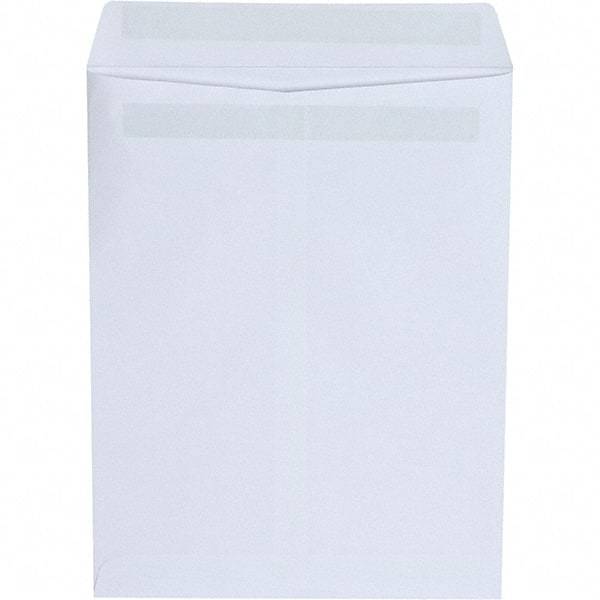 Universal One - 16.37" Long x 9-1/2" Wide Self Seal White Catalog Envelope - White - Apex Tool & Supply