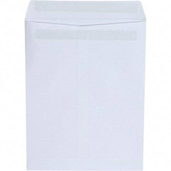Universal One - 16.37" Long x 9-1/2" Wide Self Seal White Catalog Envelope - White - Apex Tool & Supply