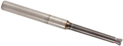 Seco - 8mm, 2 Flute, Single End, Solid Carbide, 0.6mm Corner Radius End Mill - 100mm OAL, 0° Helix, Right Hand Flute, 0.4mm LOC, Right Hand Cut, 56mm Extended Reach - Apex Tool & Supply
