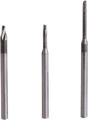 Seco - 0.6mm, 2 Flute, Single End, Solid Carbide, 0.05mm Corner Radius End Mill - 50mm OAL, 20° Helix, Right Hand Flute, 0.7mm LOC, Right Hand Cut, 2mm Extended Reach - Apex Tool & Supply