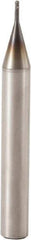 Seco - 1.2mm Diam, 0.9mm LOC, 2 Flute Solid Carbide Ball End Mill - MEGA-64-T Finish, Single End, 50mm OAL, 6mm Shank Diam, Spiral Flute - Apex Tool & Supply