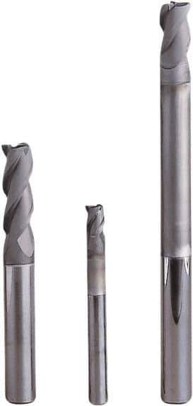 Seco - 4mm, 3 Flute, Single End, Solid Carbide, 0.3mm Corner Radius End Mill - 50mm OAL, 40° Helix, Right Hand Flute, 5mm LOC, Right Hand Cut, 20mm Extended Reach - Apex Tool & Supply