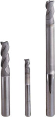 Seco - 3mm, 3 Flute, Single End, Solid Carbide, 0.3mm Corner Radius End Mill - 40mm OAL, 40° Helix, Right Hand Flute, 5mm LOC, Right Hand Cut, 15mm Extended Reach - Apex Tool & Supply