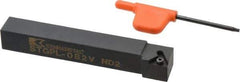 Kennametal - STGP, Left Hand Cut, 0° Lead Angle, 1/2" Shank Height x 1/2" Shank Width, Positive Rake Indexable Turning Toolholder - 3-1/2" OAL, TP..21.5. Insert Compatibility, Series Screw-On - Apex Tool & Supply