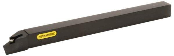 Kennametal - SVJB, Right Hand Cut, 3° Lead Angle, 12mm Shank Height x 12mm Shank Width, Neutral Rake Indexable Turning Toolholder - 160mm OAL, VB..1103.. Insert Compatibility, Series Screw-On - Apex Tool & Supply