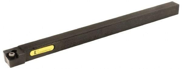 Kennametal - SCGC, Right Hand Cut, 12mm Shank Height x 12mm Shank Width, Neutral Rake Indexable Turning Toolholder - 160mm OAL, CC..09T3.. Insert Compatibility, Series Screw-On - Apex Tool & Supply