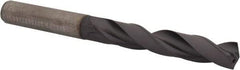 Kennametal - 9.7mm 140° Solid Carbide Jobber Drill - TiAlN Finish, Right Hand Cut, Spiral Flute, Straight Shank, 103mm OAL, Standard Point - Apex Tool & Supply