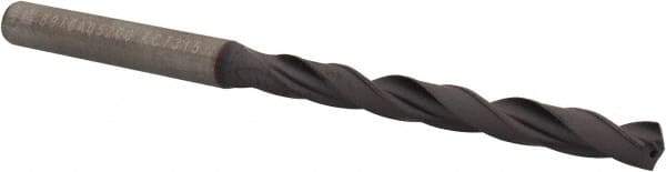 Kennametal - 5.2mm, 140° Point, Spiral Flute, Solid Carbide Taper Length Drill Bit - TiAlN Finish, 56mm Flute Length, 94mm OAL, Series B978A - Apex Tool & Supply