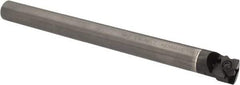 Kennametal - 1-3/8" Min Bore Diam, 12" OAL, 1" Shank Diam, E-NE Indexable Boring Bar - N. Insert, Clamp Holding Method - Apex Tool & Supply
