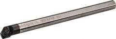 Kennametal - 1-1/8" Min Bore Diam, 10" OAL, 3/4" Shank Diam, E-NE Indexable Boring Bar - N. Insert, Clamp Holding Method - Apex Tool & Supply