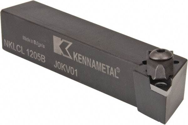 Kennametal - NP.., -5° Lead Angle NKLC External Left Hand Indexable Profiling Toolholder - 3/4" Shank Height x 3/4" Shank Width, 4-1/2" Long, Steel - Apex Tool & Supply