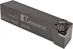 Kennametal - NP.., -5° Lead Angle NKLC External Left Hand Indexable Profiling Toolholder - 3/4" Shank Height x 3/4" Shank Width, 4-1/2" Long, Steel - Apex Tool & Supply