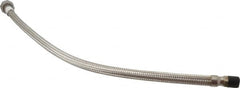 Made in USA - 30" OAL, 1/2" ID, 1,040 Max psi, Flexible Metal Hose Assembly - Apex Tool & Supply