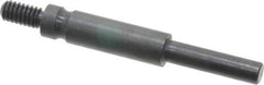 Made in USA - 1/4-20 Cross/Square Pad Mandrel - 3" Long x 1/4" Diam - Apex Tool & Supply