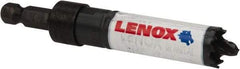 Lenox - 11/16" Diam, 1-1/2" Cutting Depth, Hole Saw - Bi-Metal Saw, Toothed Edge - Apex Tool & Supply