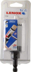 Lenox - 1-1/16" Diam, 1-1/2" Cutting Depth, Hole Saw - Bi-Metal Saw, Toothed Edge - Apex Tool & Supply
