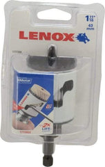 Lenox - 1-11/16" Diam, 1-1/2" Cutting Depth, Hole Saw - Bi-Metal Saw, Toothed Edge - Apex Tool & Supply