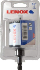 Lenox - 1-13/16" Diam, 1-1/2" Cutting Depth, Hole Saw - Bi-Metal Saw, Toothed Edge - Apex Tool & Supply
