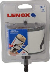 Lenox - 3-1/8" Diam, 1-1/2" Cutting Depth, Hole Saw - Bi-Metal Saw, Toothed Edge - Apex Tool & Supply