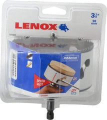 Lenox - 3-7/8" Diam, 1-1/2" Cutting Depth, Hole Saw - Bi-Metal Saw, Toothed Edge - Apex Tool & Supply