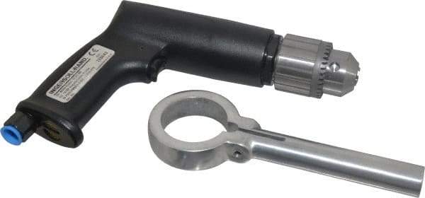 Ingersoll-Rand - 1/2" Keyed Chuck - Pistol Grip Handle, 950 RPM, 19 CFM, 0.5 hp, 90 psi - Apex Tool & Supply