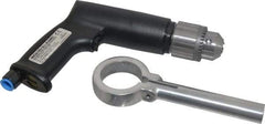 Ingersoll-Rand - 1/2" Keyed Chuck - Pistol Grip Handle, 950 RPM, 19 CFM, 0.5 hp, 90 psi - Apex Tool & Supply