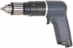 Ingersoll-Rand - 3/8" Keyed Chuck - Pistol Grip Handle, 1,400 RPM, 25 CFM, 0.75 hp, 90 psi - Apex Tool & Supply
