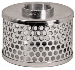 Kuriyama of America - 2" Hose, Round Hole Strainer - Plated Steel - Apex Tool & Supply
