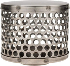 Dixon Valve & Coupling - 1-1/2" Hose, Round Hole Strainer - Stainless Steel - Apex Tool & Supply