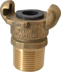 Dixon Valve & Coupling - 1" NPT, Universal Hose Coupling with Male NPT Ends - Brass - Apex Tool & Supply